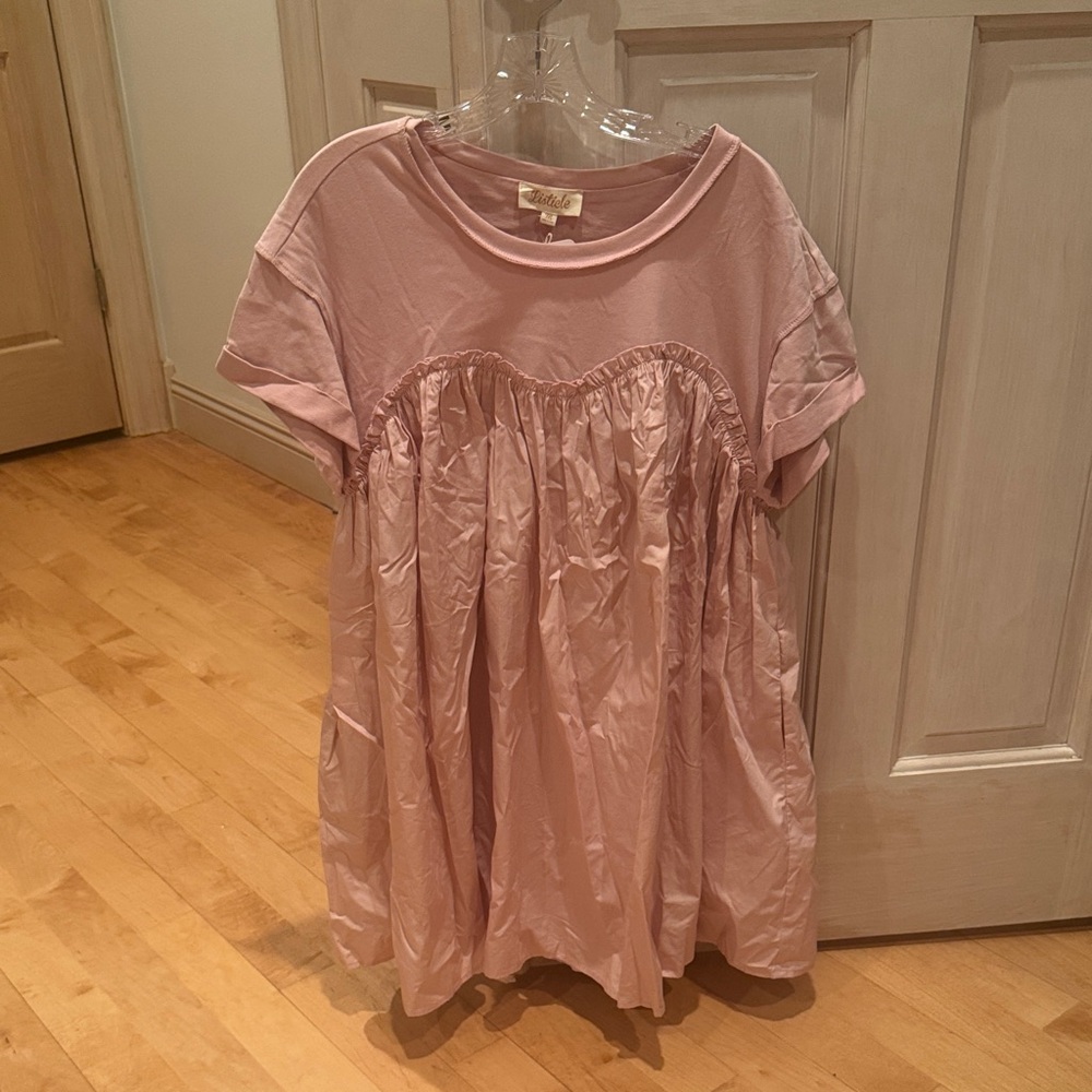 Listicle Blush Pink Casual Dress
